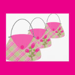 Pink Purse With Green Post Cards