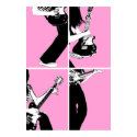 Pink Puzzle Poster posters