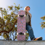Pink Quilt pattern Skate board