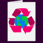 pink recycle symbol