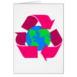 pink recycle symbol