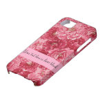 Pink Red Floral Print Customizable iPhone 5  Case casemate cases