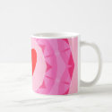 pink red heart mugs by MemeTees pink red heart mugs