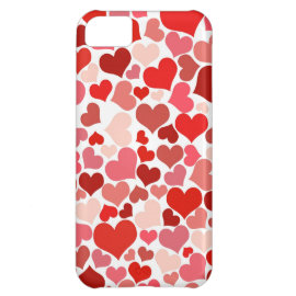 Pink Red Hearts Pattern Valentine's Day Love Gifts Cover For iPhone 5C