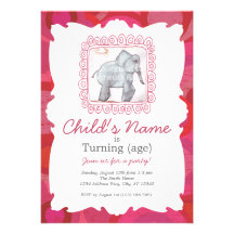 Pink & Red Party Invites  $2.35/per invite