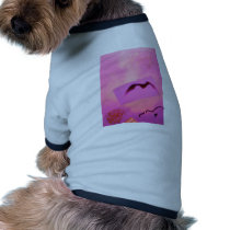 Pink Red Wild Bird Seagull Dream Girl Pet Clothes