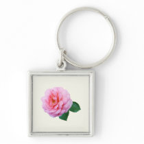 Pink Renaissance Rose keychains