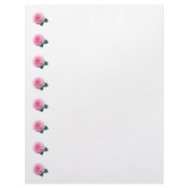 Pink Renaissance Rose letterhead