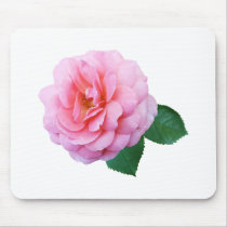 Pink Renaissance Rose mousepads