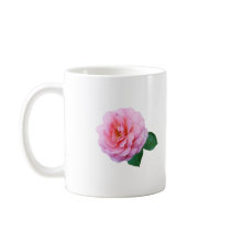 Pink Renaissance Rose mugs