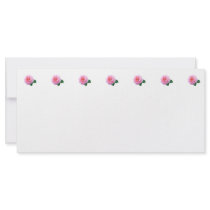 Pink Renaissance Rose rack cards