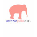 Pink Republican Elephant t-shirts
