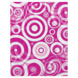 pink_retro_circles flyer design