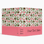 Pink Retro Graphic Binder