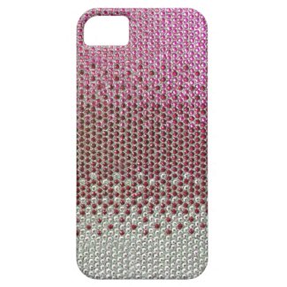 Pink Rhinestone Glitter Bling iPhone 5 Case