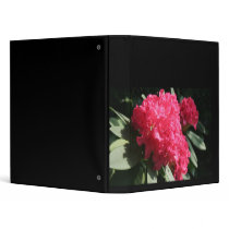 Pink Rhododendron binders by PBsecretgarden Pink Rhododendron binders