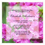 Pink Rhododendron Flowers 90th Birthday Party Custom Announcements