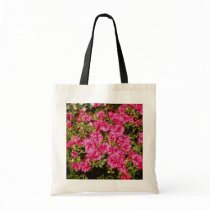 Pink Rhododendron Indicum 'Rose' (Azalea) flowers Canvas Bags