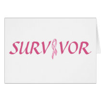 Pink Ribbbon Survivor Card cards