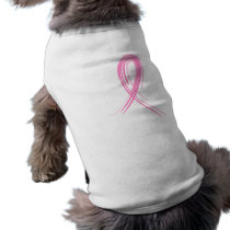 Pink Ribbon 2 Breast Cancer Pet Shirt