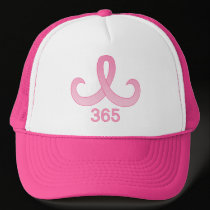 Pink Ribbon 365 hats by ARTegrity Pink Ribbon 365 hats