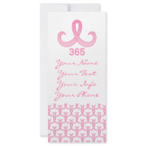 Pink Ribbon 365 rack cards