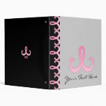 Pink Ribbon 365 Vinyl Binders