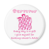 pink ribbon 3 magnets