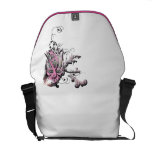 pink ribbon and cross messanger bag messenger bag