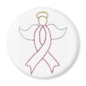 Pink Ribbon Angel magnets
