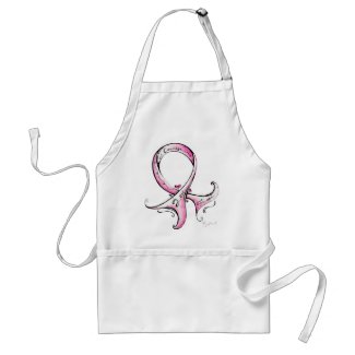 Pink Ribbon Apron