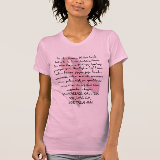 pink ribbon, bazookas. beamers. blinkers. bombs... shirts