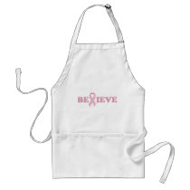 Pink Ribbon Believe Apron