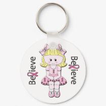 Pink Ribbon Bonnie Keychain
