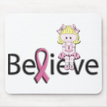 Pink Ribbon Bonnie Mousemat mousepads