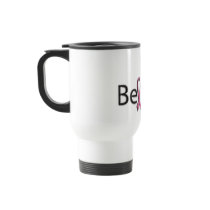 Pink Ribbon Bonnie Travel Mug