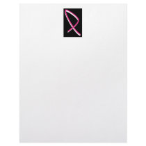 Pink Ribbon Breast Cancer Awareness I letterhead by Yve_13 Pink Ribbon Breast Cancer Awareness I letterhead