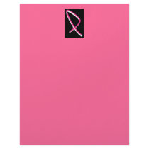 Pink Ribbon Breast Cancer Awareness letterhead