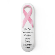 PINK RIBBON BREAST CANCER AWARENESS : SKATEBOARD DECKS