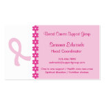 Pink Ribbon Breast Cancer Business Card