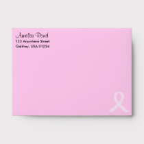 Pink Ribbon Breast Cancer envelopes