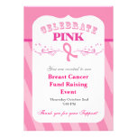 Pink Ribbon Breast Cancer Event Invitation