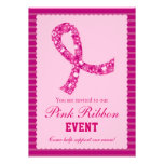 Pink Ribbon Breast Cancer Event Invitation