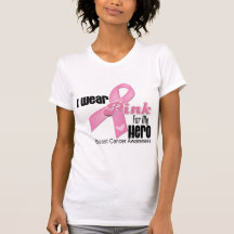 Pink Ribbon Breast Cancer Hero Shirts