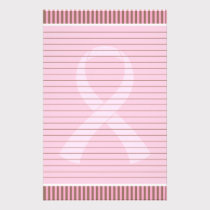 Pink Ribbon Breast Cancer Lined stationery