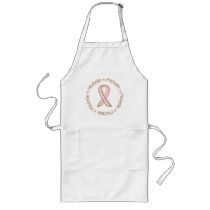 Pink Ribbon Breast Cancer Name Michelle aprons