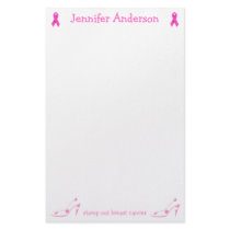 Pink Ribbon Breast Cancer stationery