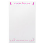 Pink Ribbon Breast Cancer stationery