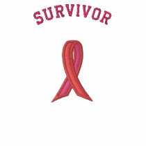Pink Ribbon - Breast Cancer Survivor embroidered shirts