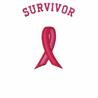 Pink Ribbon - Breast Cancer Survivor embroideredshirt